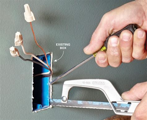 how to remove a electrical box|how to replace electrical box.